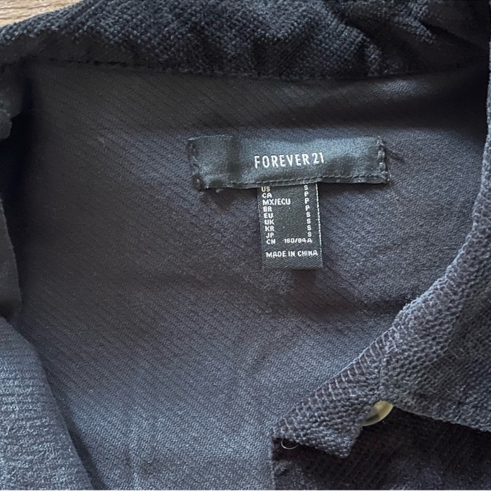 Forever 21 Black Corduroy Jacket - Picture 3 of 5